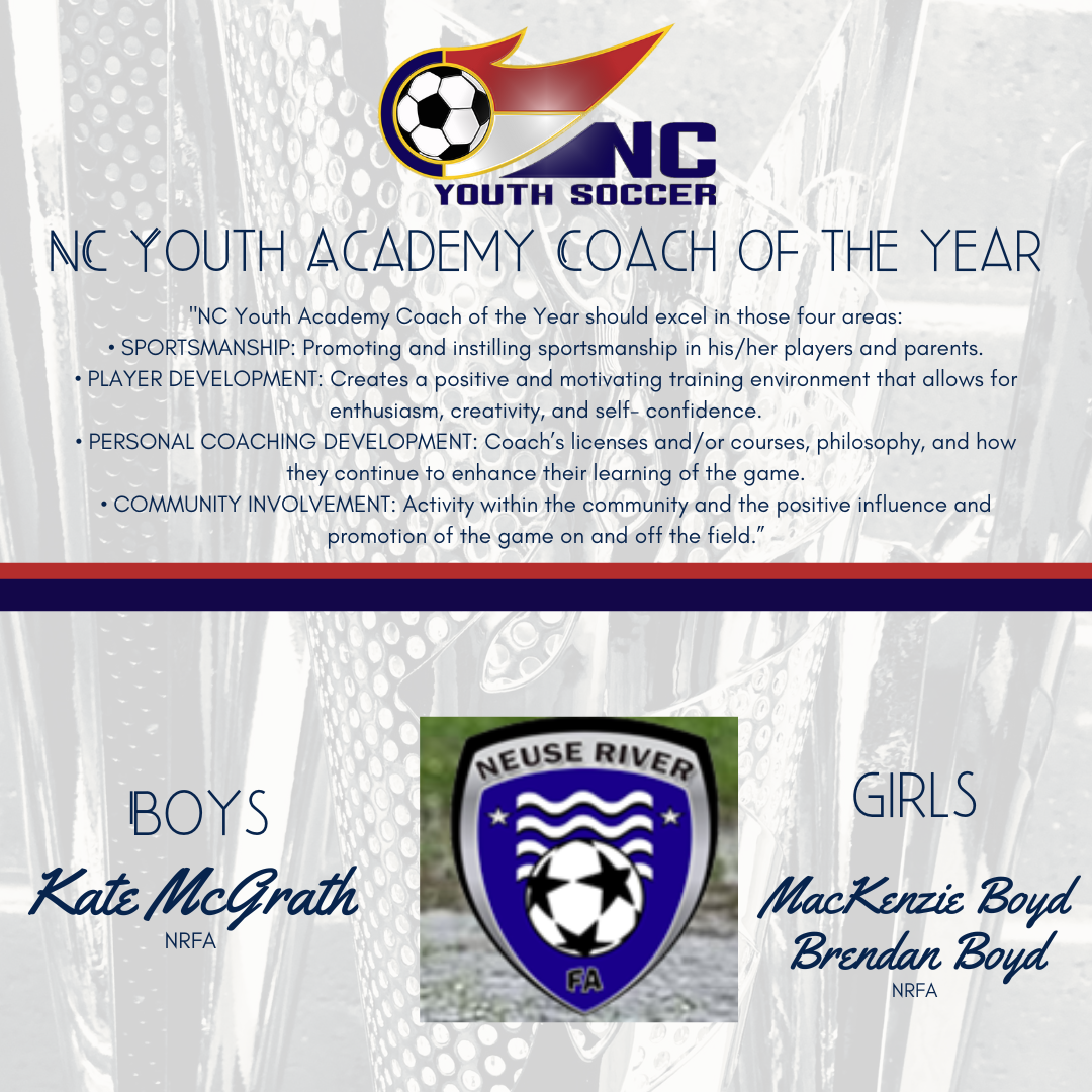 NCYSA Award Winners North Carolina Youth Soccer