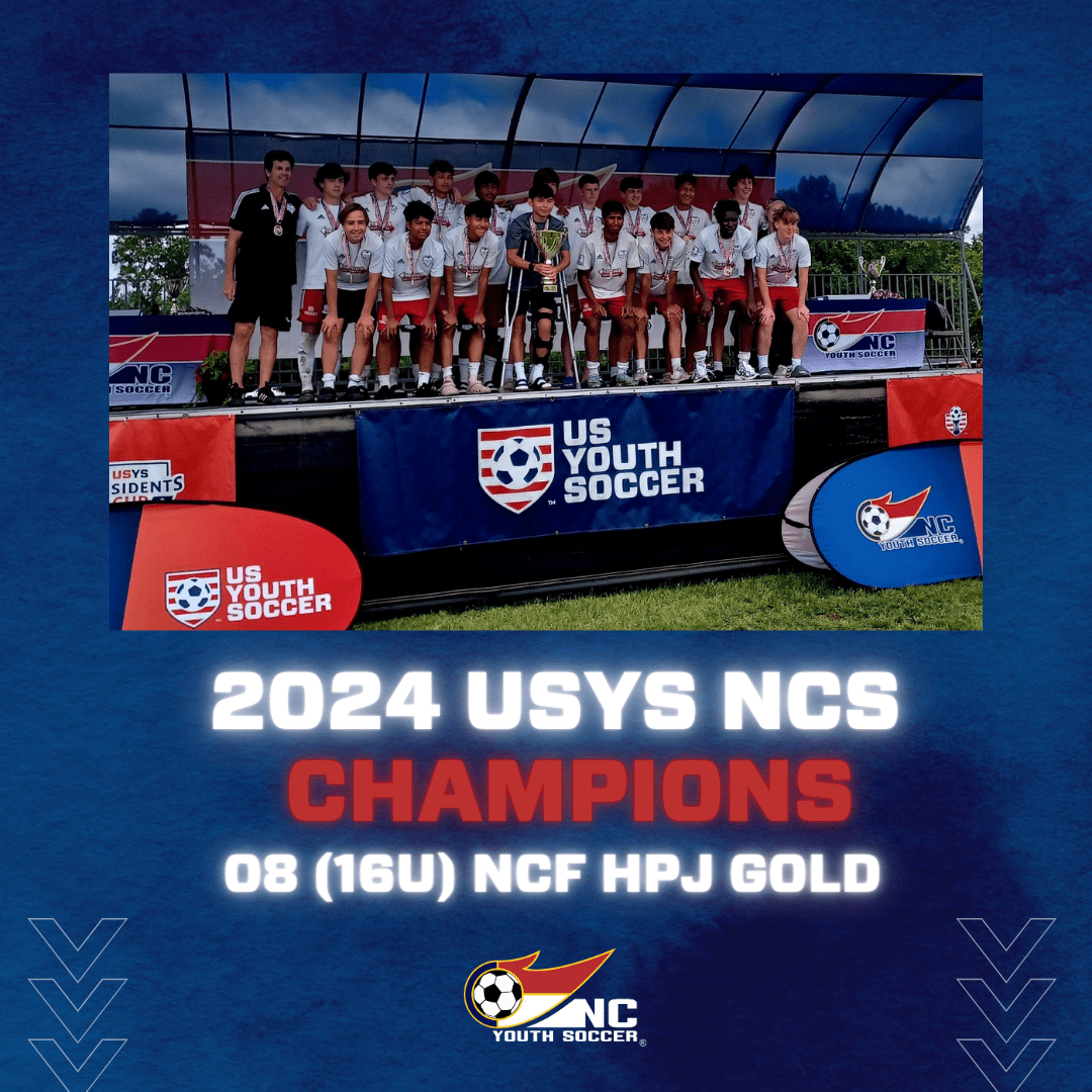 Spring 2024 USYS State Cup Champions North Carolina Youth Soccer