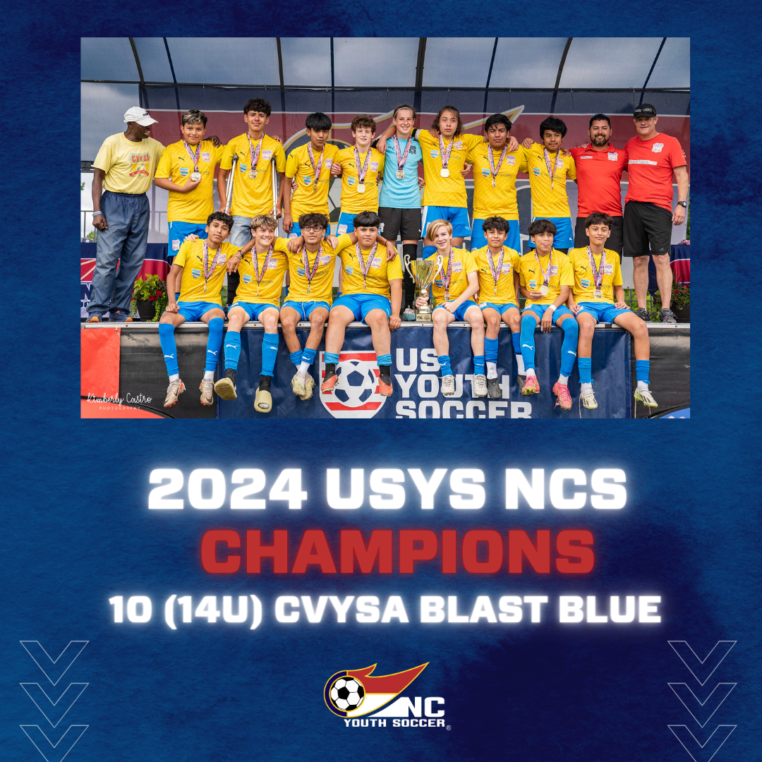 Spring 2024 USYS State Cup Champions North Carolina Youth Soccer