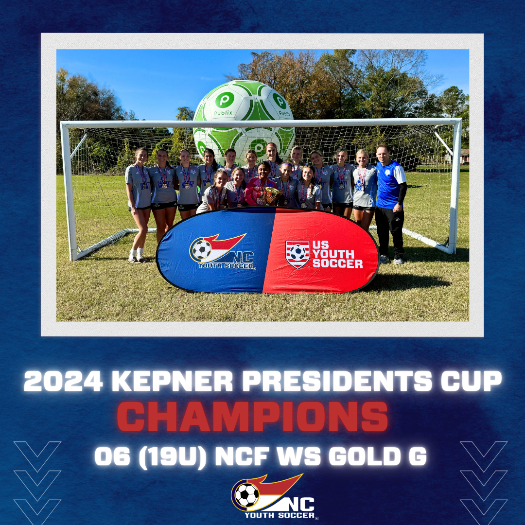 2024 Kepner President Cup Champions North Carolina Youth Soccer